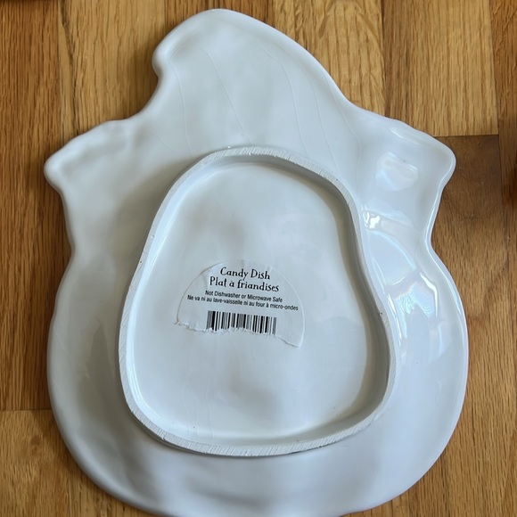 4-piece ghost/jack-o-lantern platter and 3 ghosts. - Picture 6 of 7